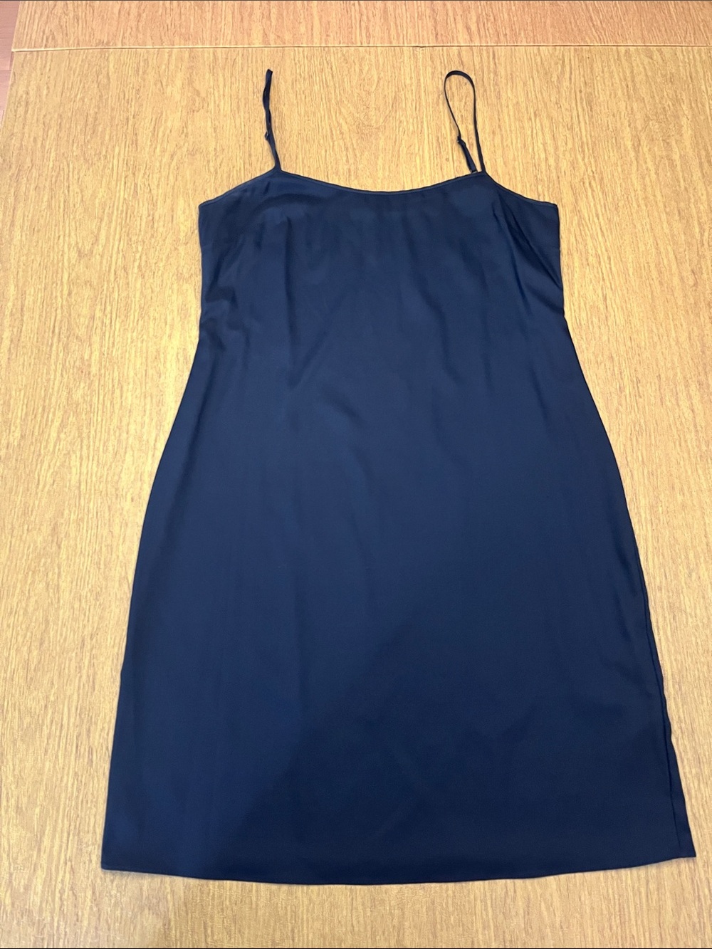 Elie Tahari Black Slip Mini Dress with Adjustable Spaghetti Straps, Sz S